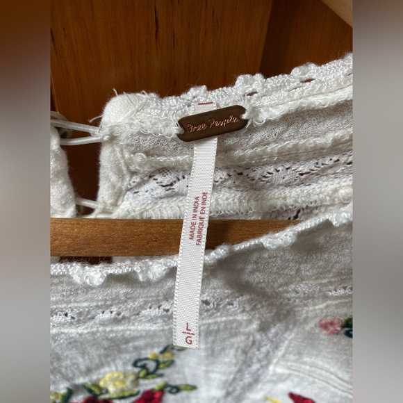 Embroidered Free People Top - Picture 4 of 6